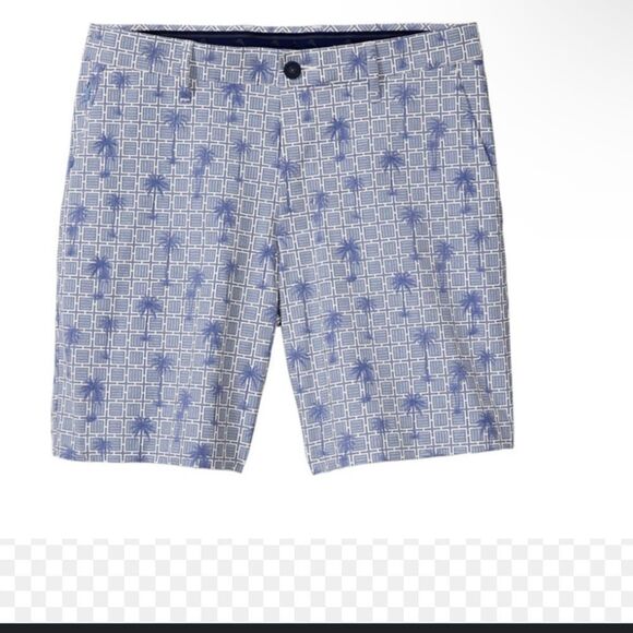 new Tommy Bahama PALM HARBOR palm tree blue shorts - Picture 2 of 5